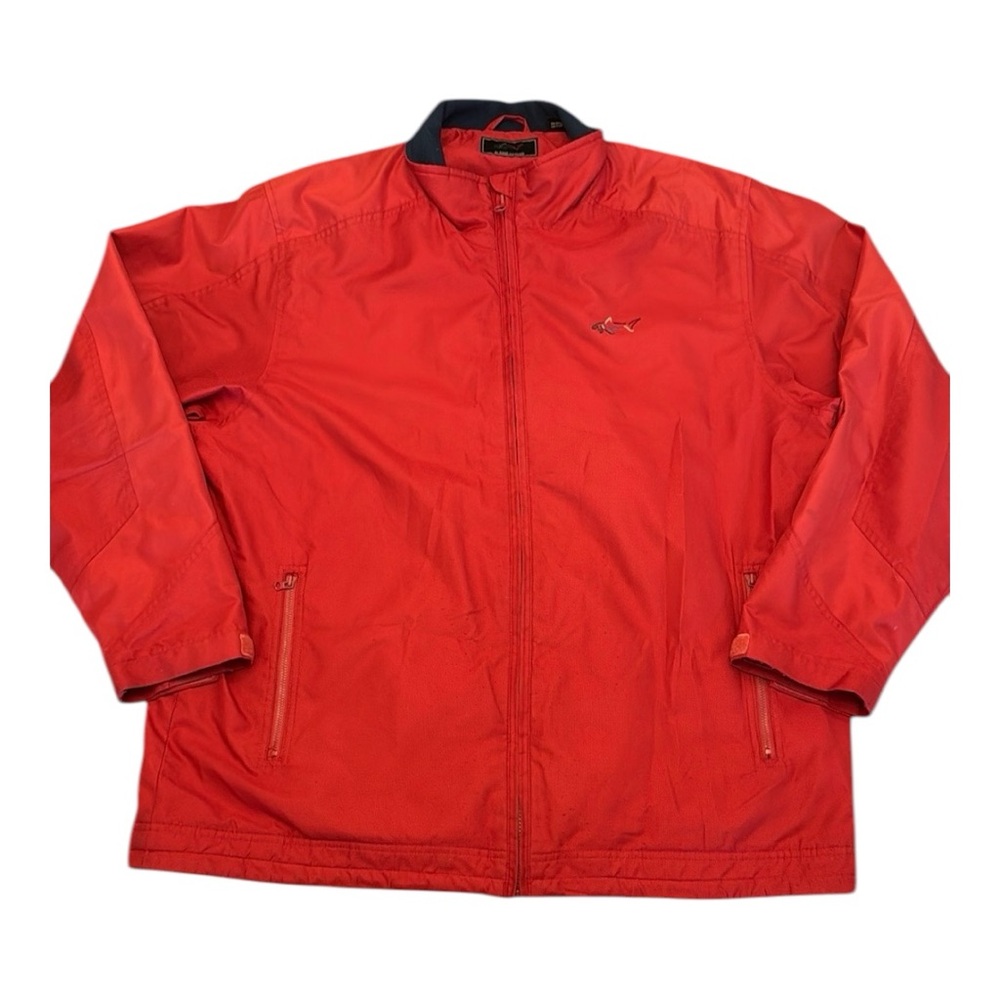 Greg Norman Men's Red Jacket Size Large